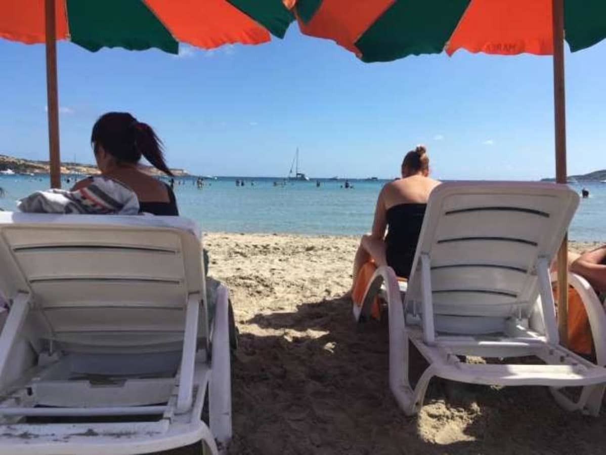 Mellieha beach Maltalla