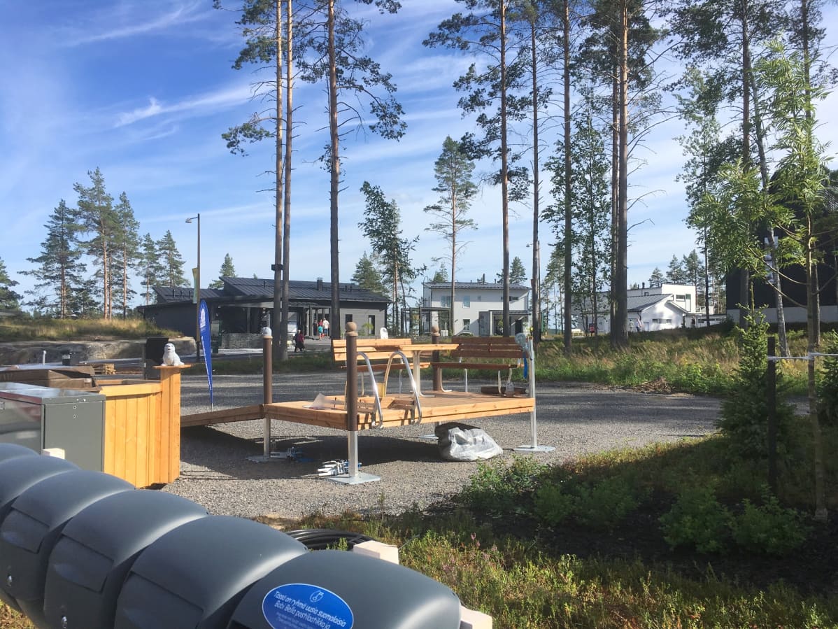 Kuva Mikkelin asuntomessualueelta.