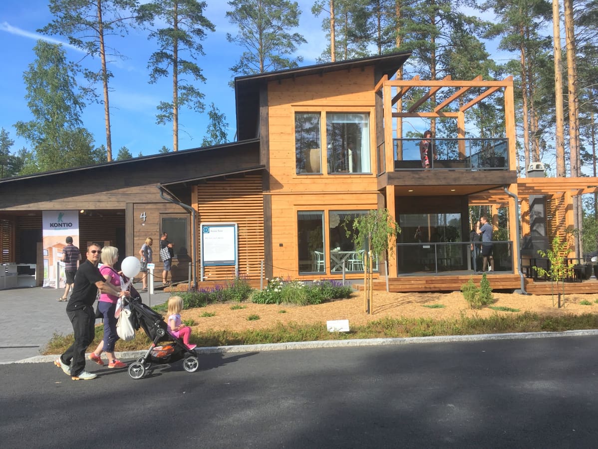 Kuva Mikkelin asuntomessualueelta.