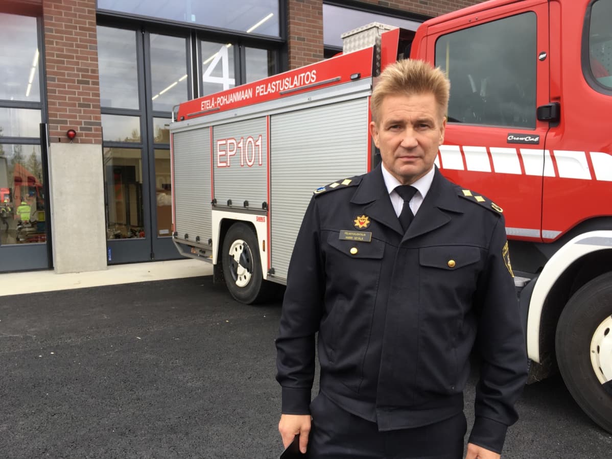 Etelä-Pohjanmaan pelastuslaitoksen pelastusjohtaja Harri Setälä.