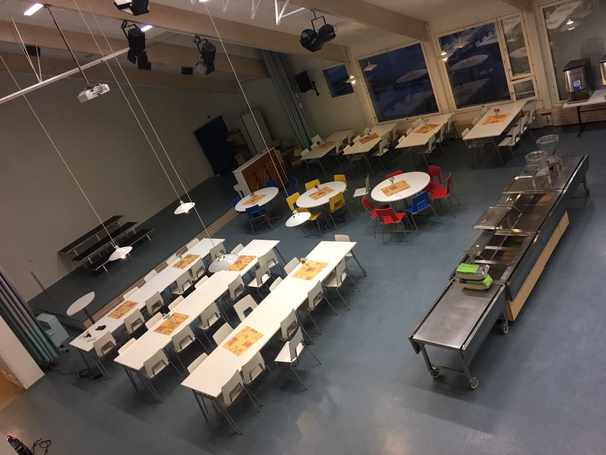 Imatralaisen Linnalan koulun ruokala