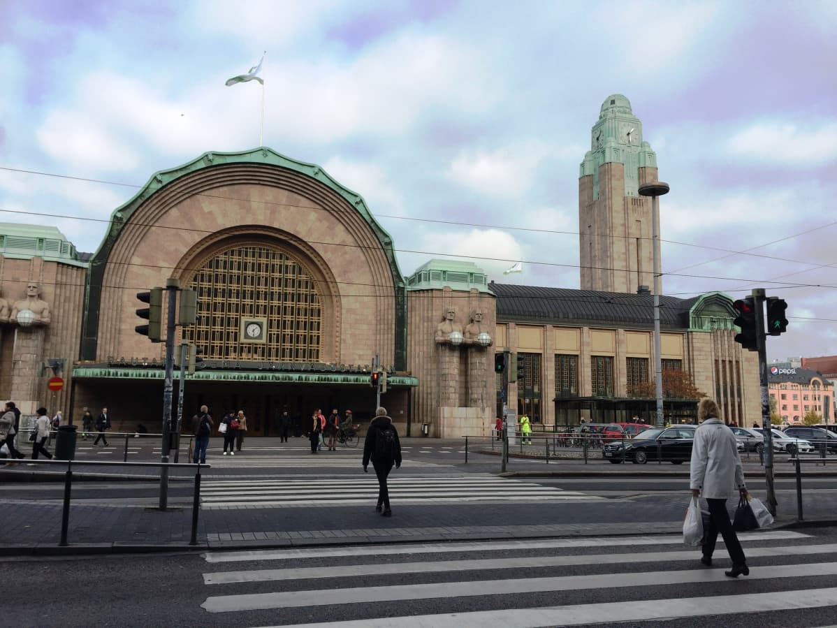Järnvägsstationen i Helsingfors