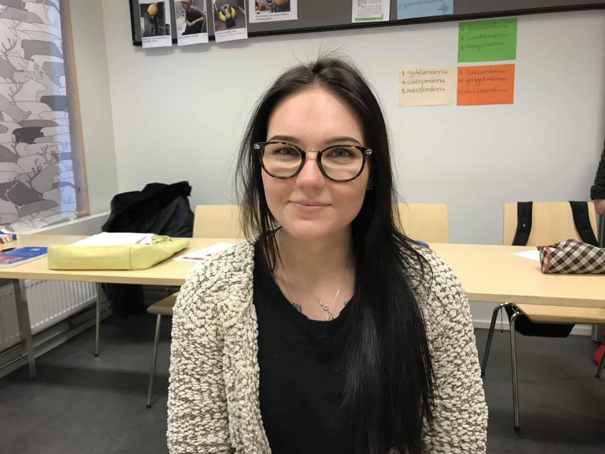 Eveliina Järvinen opiskelee saamea Inarissa