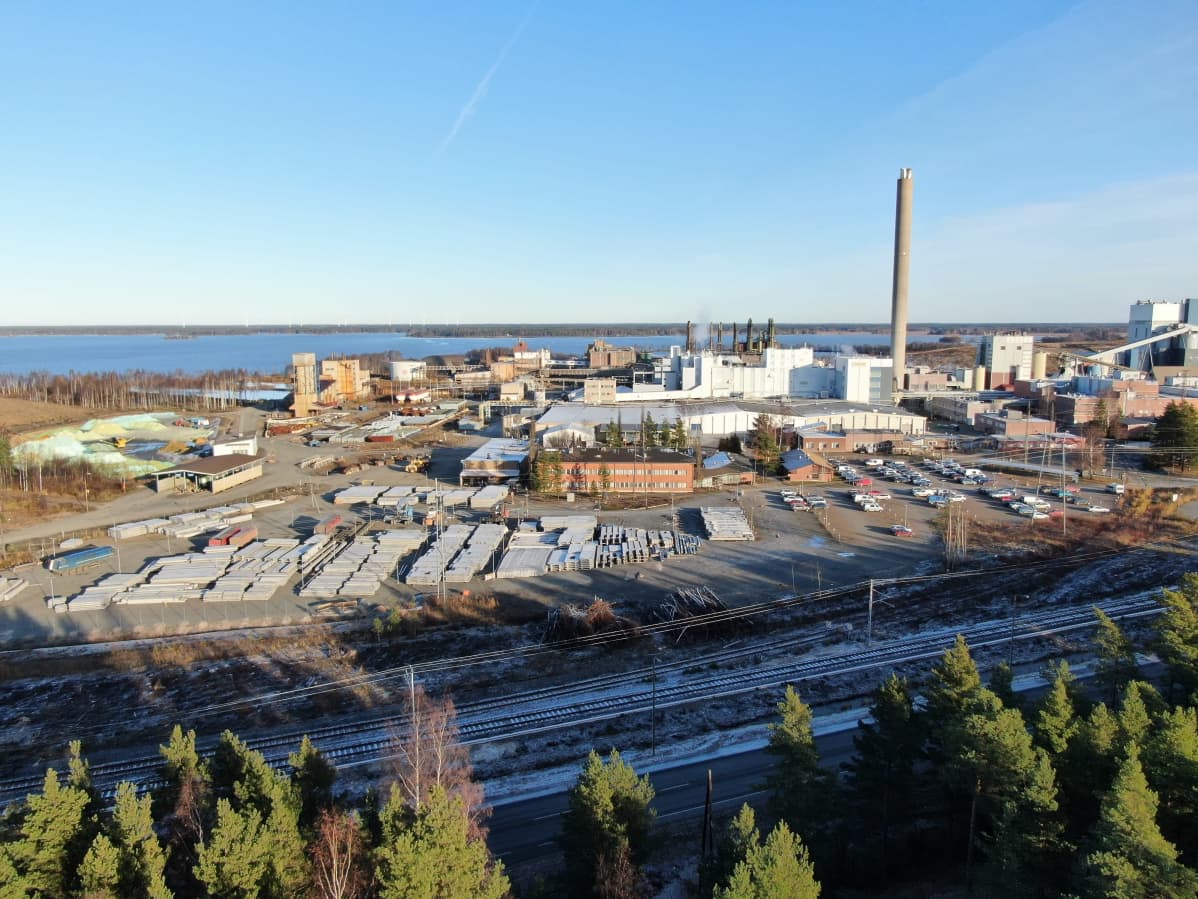 Venatorin pigmenttitehdas Kaanaan teollisuusalueella Porissa