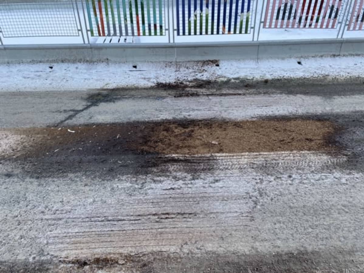 peräänajo Hämeensillalla