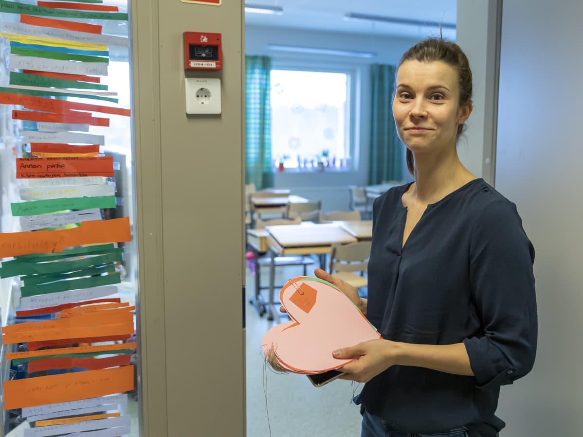 Opettaja Tiina Rajamäki