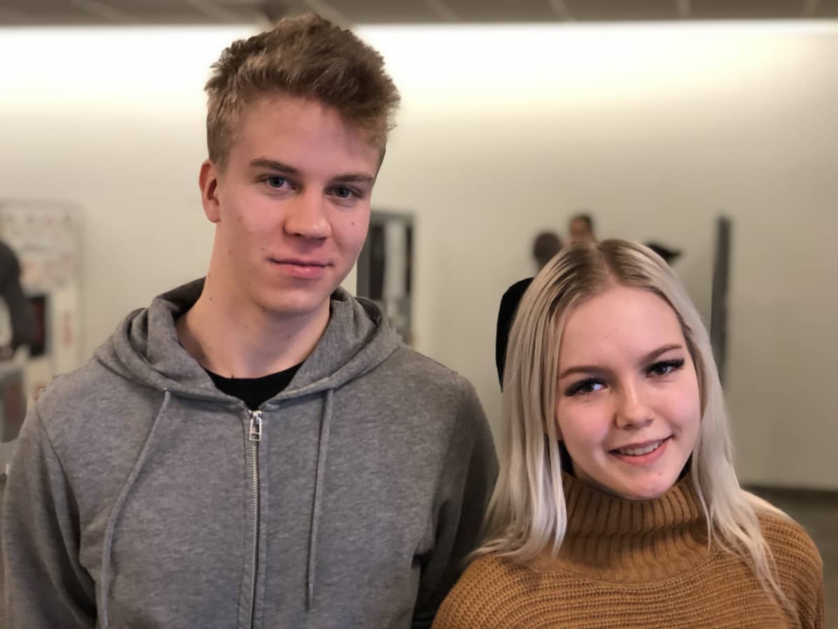 Leevi Silanen ja Emilia Laukkanen.