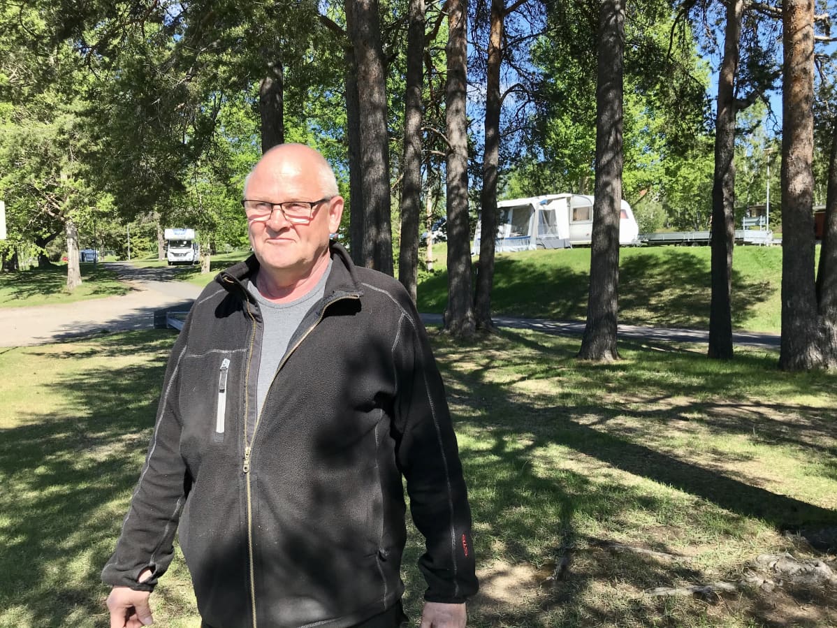 Ounaskosken leirintäalue Rovaniemellä.