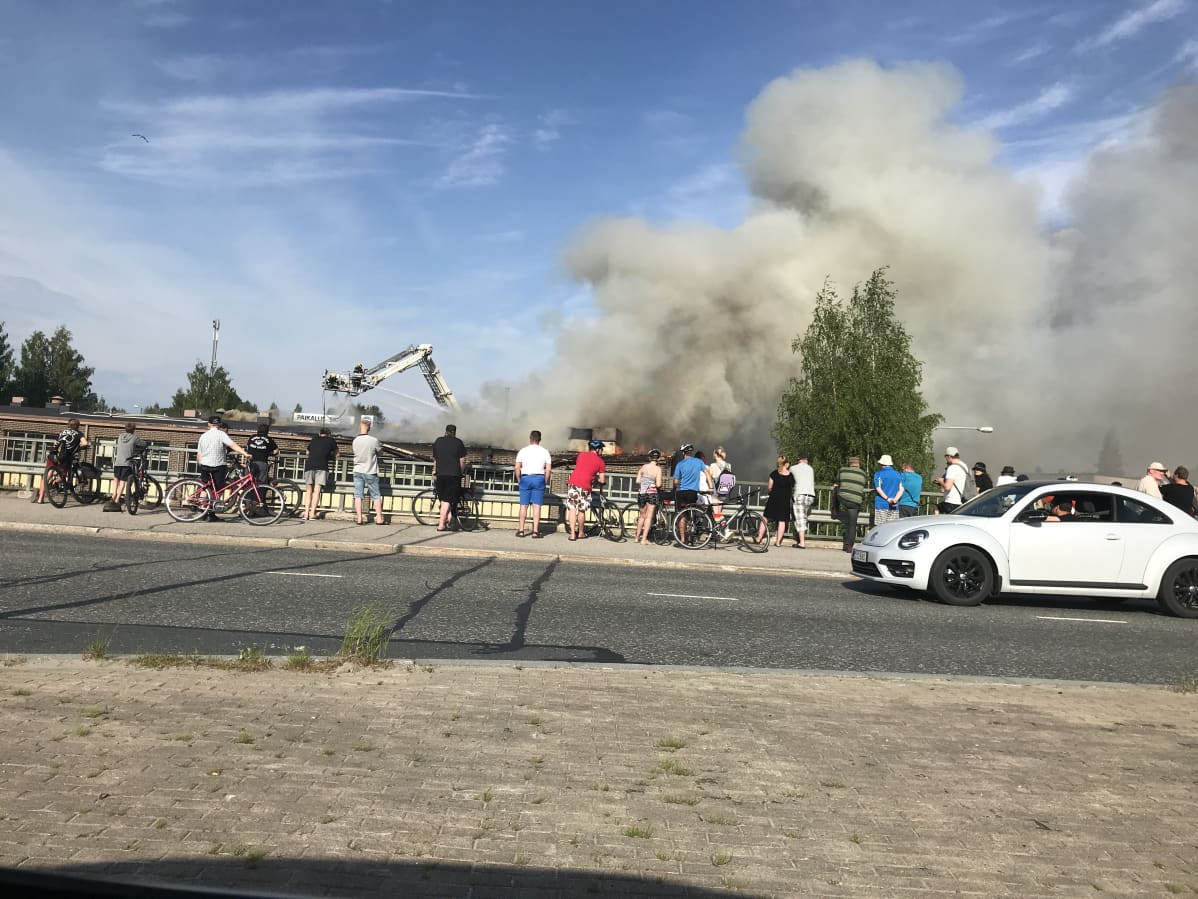 Kajaanin varikon tulipalo 15.6.2020