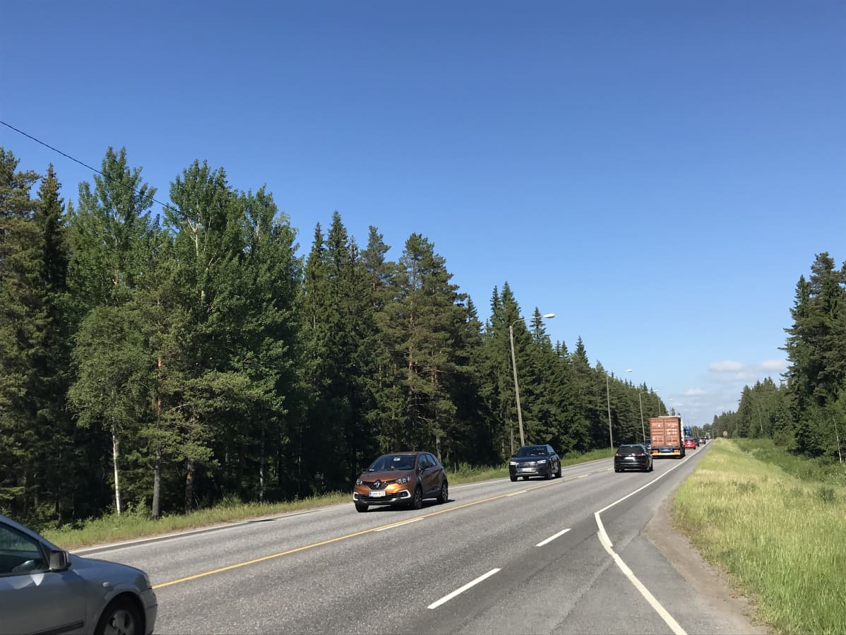 Autoja valtatie 8 Eurajoki.