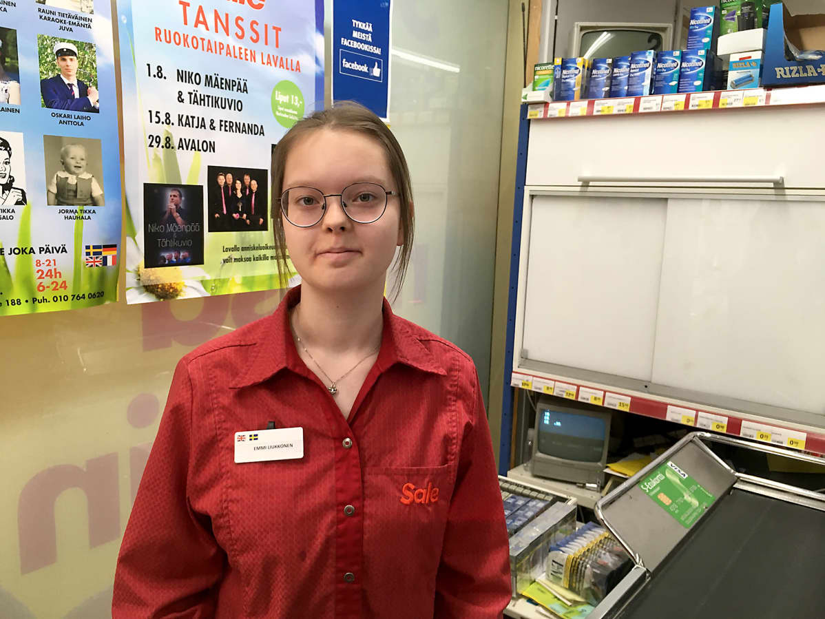 kyläkaupassa