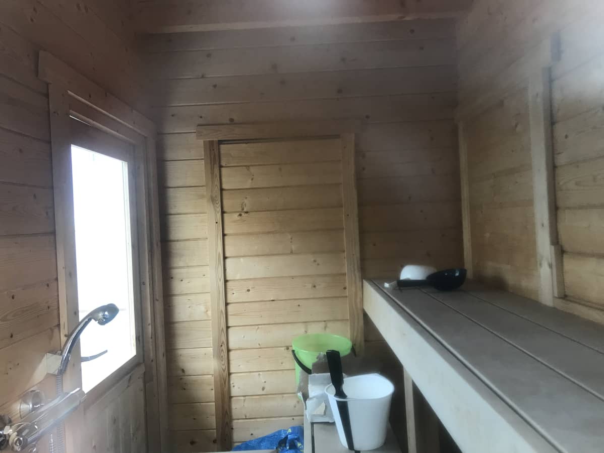 Saunalautan sauna Vesijärven satamassa, Lahdessa