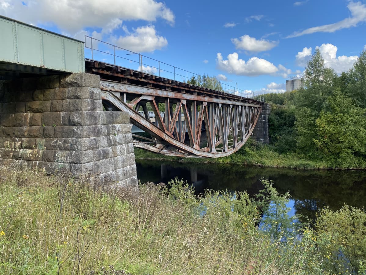 Koskenkorvan rautatiesilta Suupohjan radalla