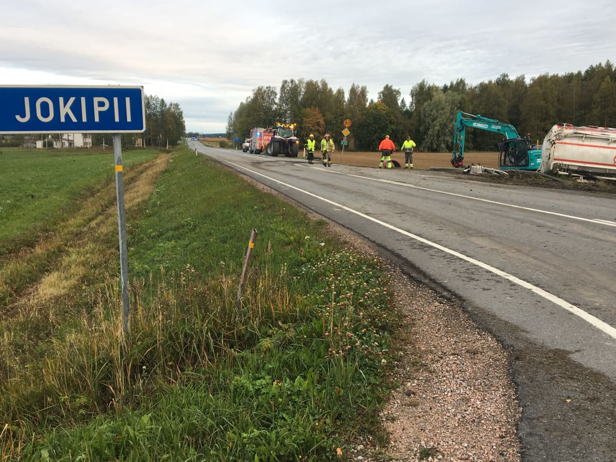 Onnettomuuden jälkien korjaamista