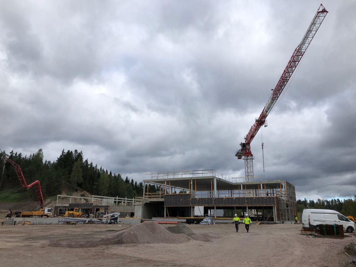 Launeelle rakennetaan uutta monitoimitaloa ja koulua