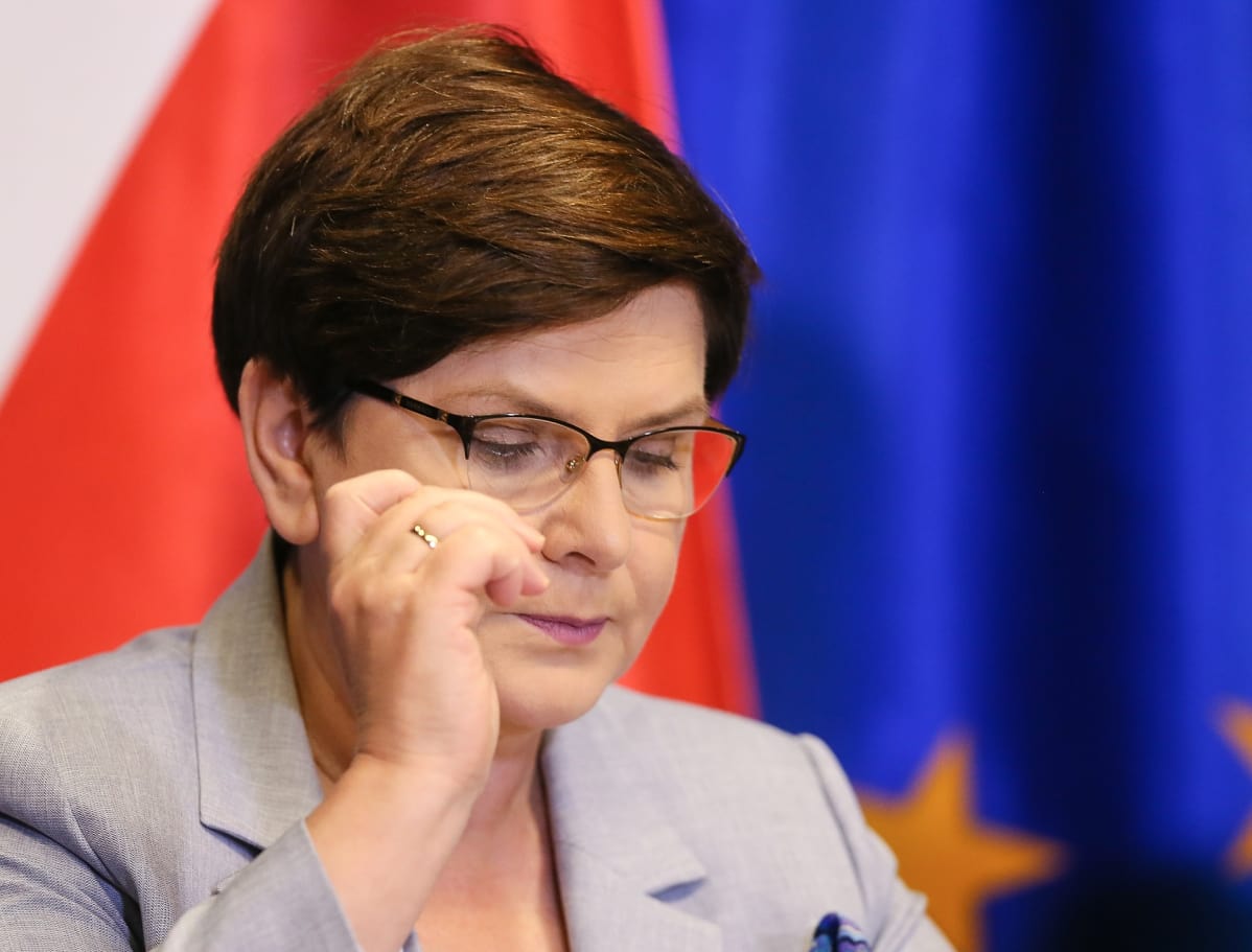 Puolan pääministeri Beata Szydło.
