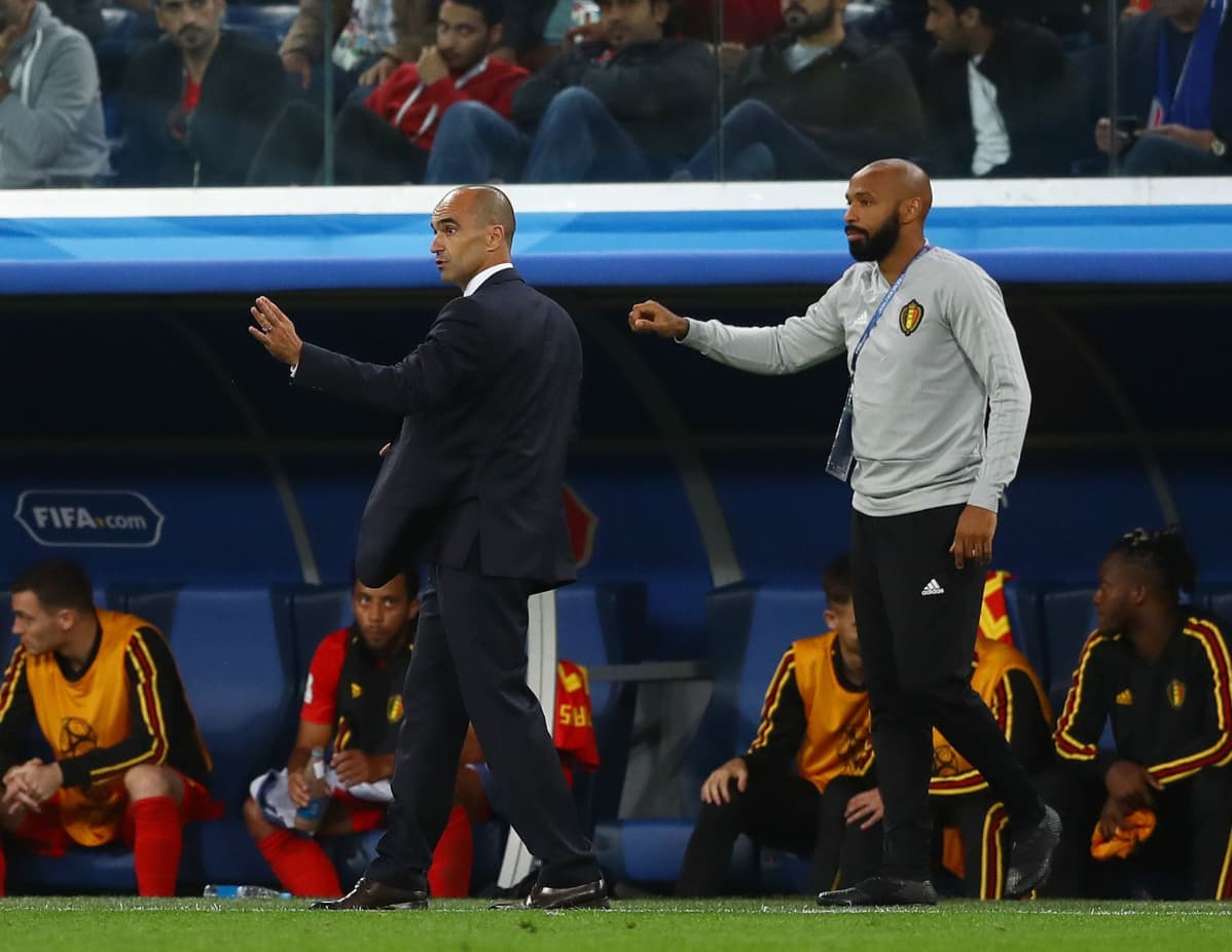 Roberto Martinez Thierry Henry