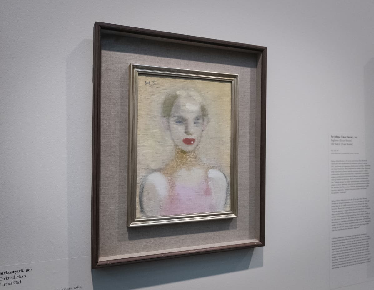 Helene Schjerfbeckin näyttely Ateneumin taidemuseossa.