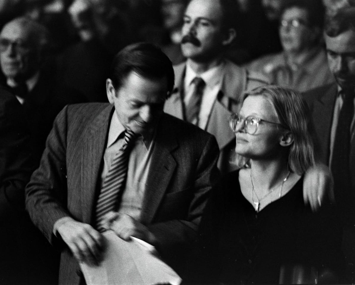 Olof Palme ja Anna Lind.