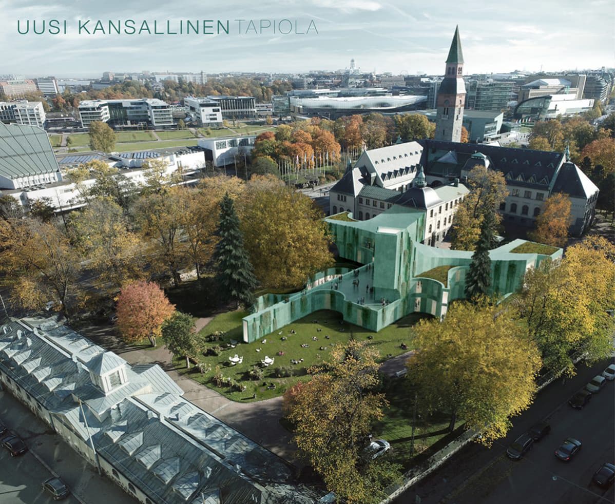Kansallismuseon lisärakennusehdotus Tapiola