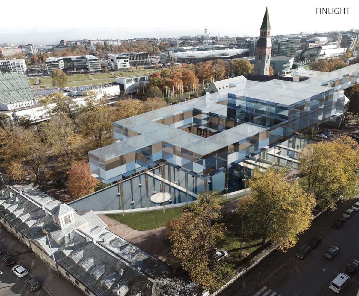 Kansallismuseon lisärakennusehdotus Finlight