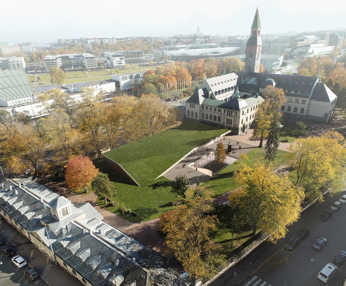 Kansallismuseon lisärakennusehdotus Kallas