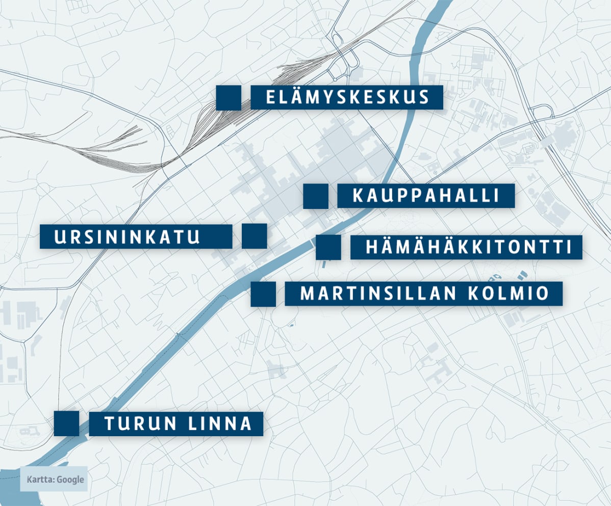 Konserttitalon paikkavaihtoehtoja