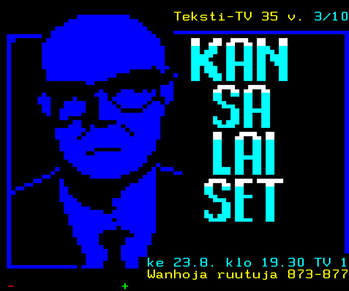 Teksti-tv:n piirros.
