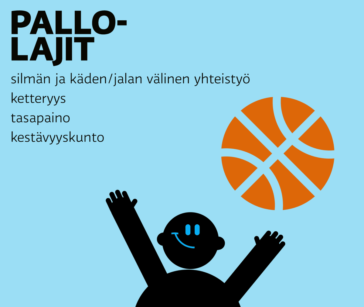 Kuvitus lasten liikunta: