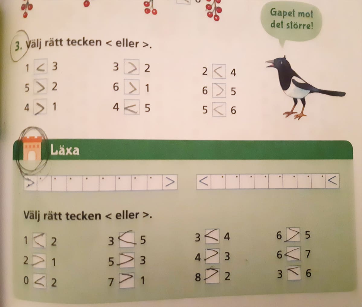 Oppikirjan sivu
