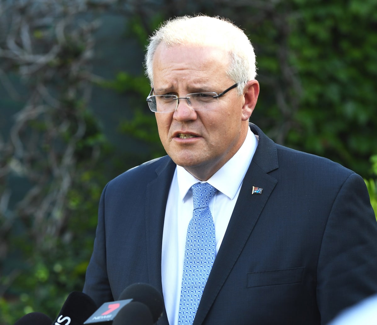 Australian pääministeri Scott Morrison.