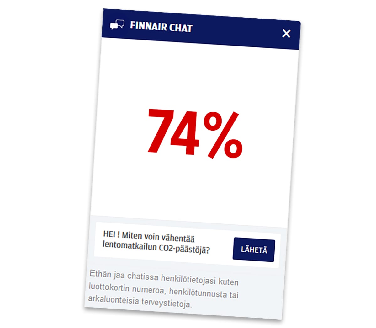 Finnair chat