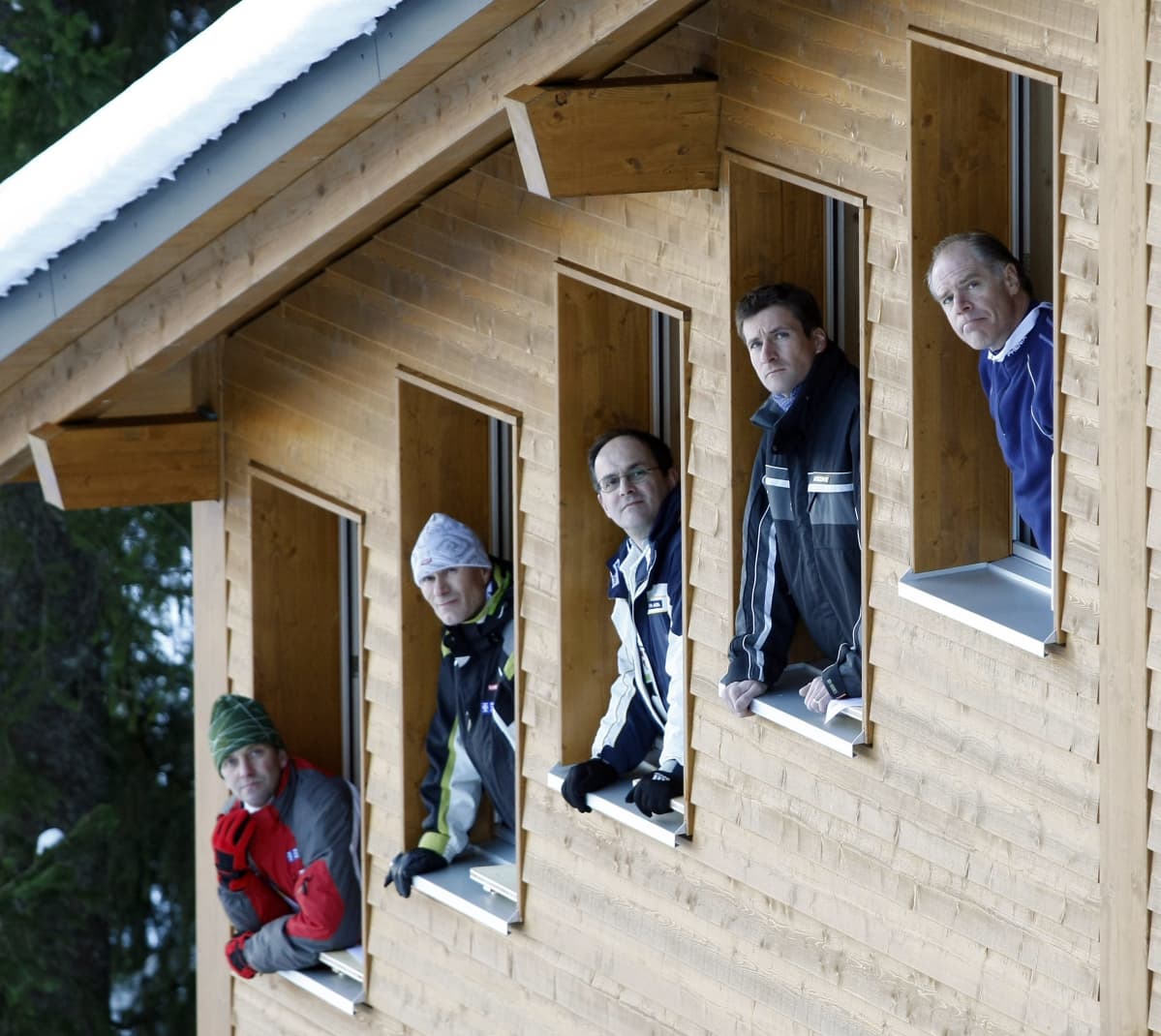 Jiri Parma (CZE), Mika Jukkara (FIN), Bostjan Ahacic (SLO), Christian Würsten (SUI) Kim Fripp (CAN)