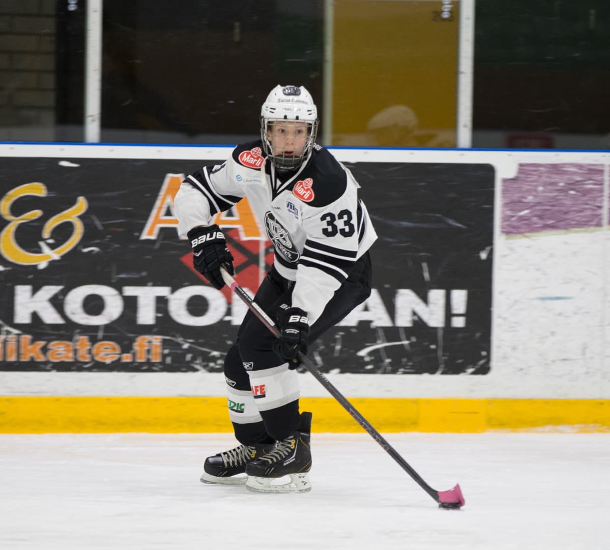 Robin Heinonen pelasi TPS:n paidassa