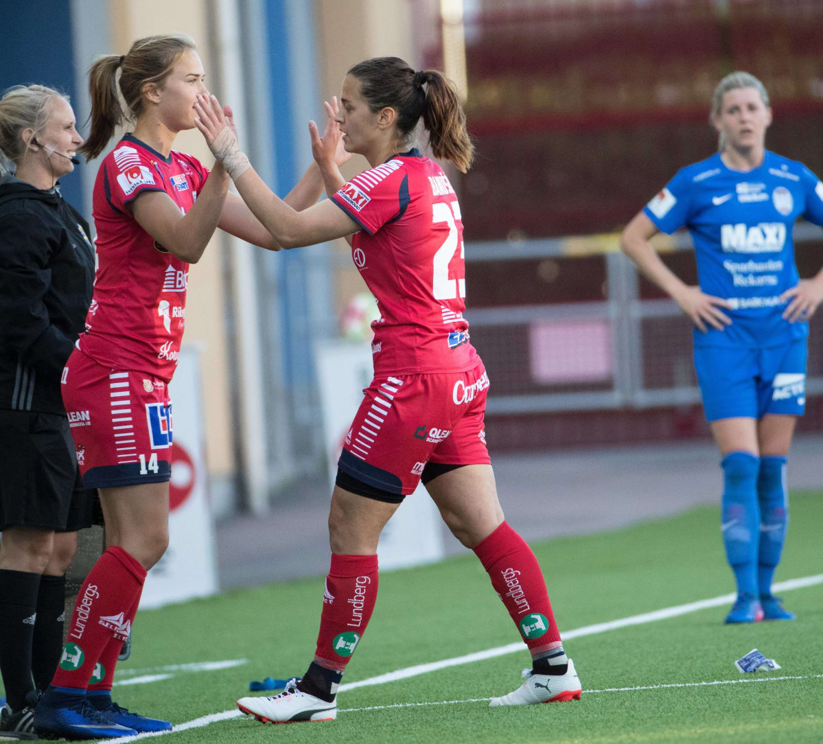 Emmaliina Tulkki Marija Banusic Linköpings FC