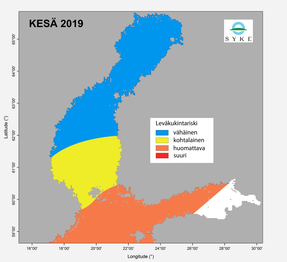 Leväkukintariski 2019 kartalla.