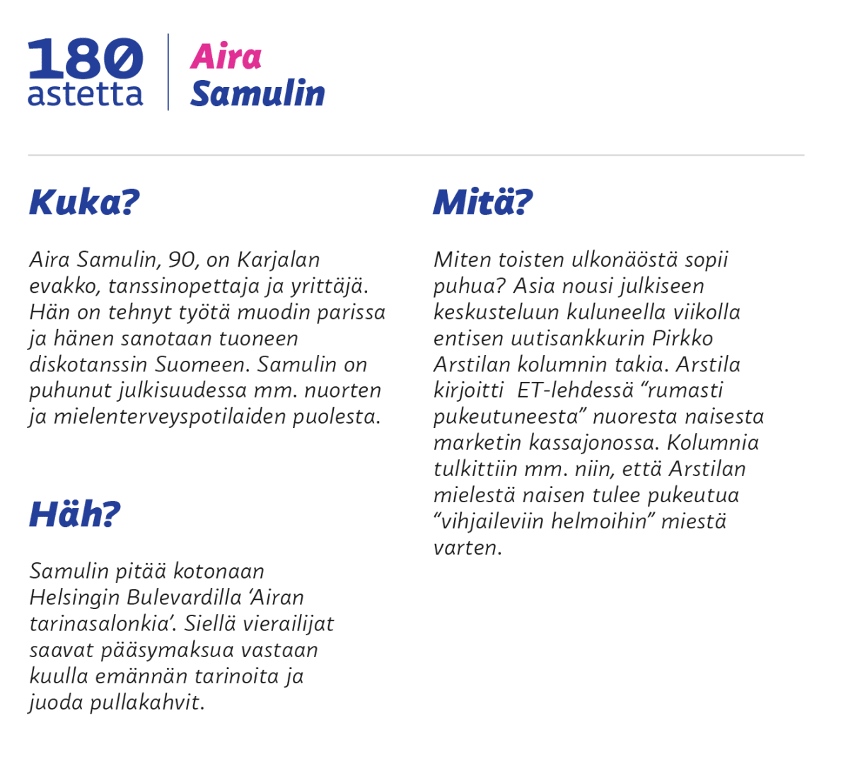 180-astette grafiikka.
