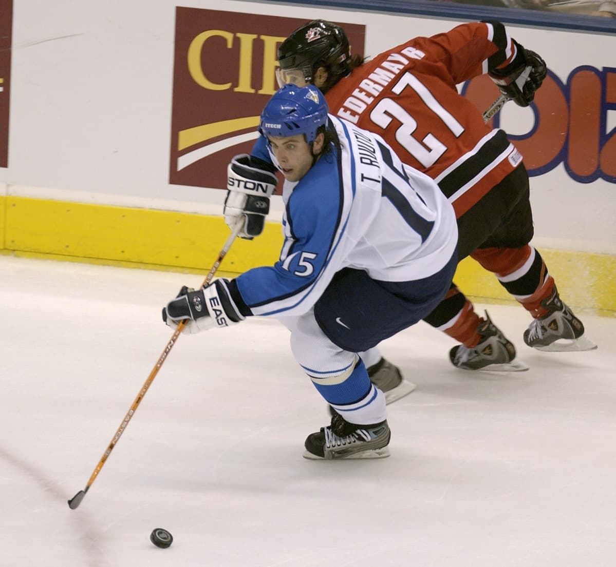Tuomo Ruutu World Cupin finaalissa 2004