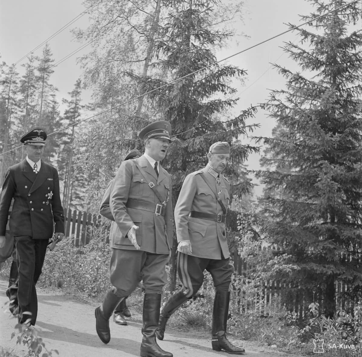 Adolf Hitler kävele Ruokolahdella