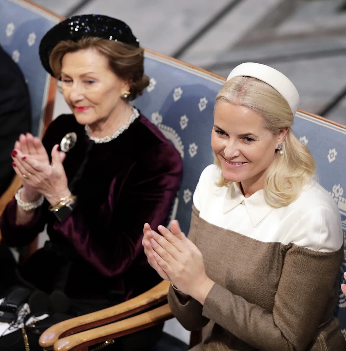 Norjan kuningatar Sonja ja kruununprinsessa Mette-Marit