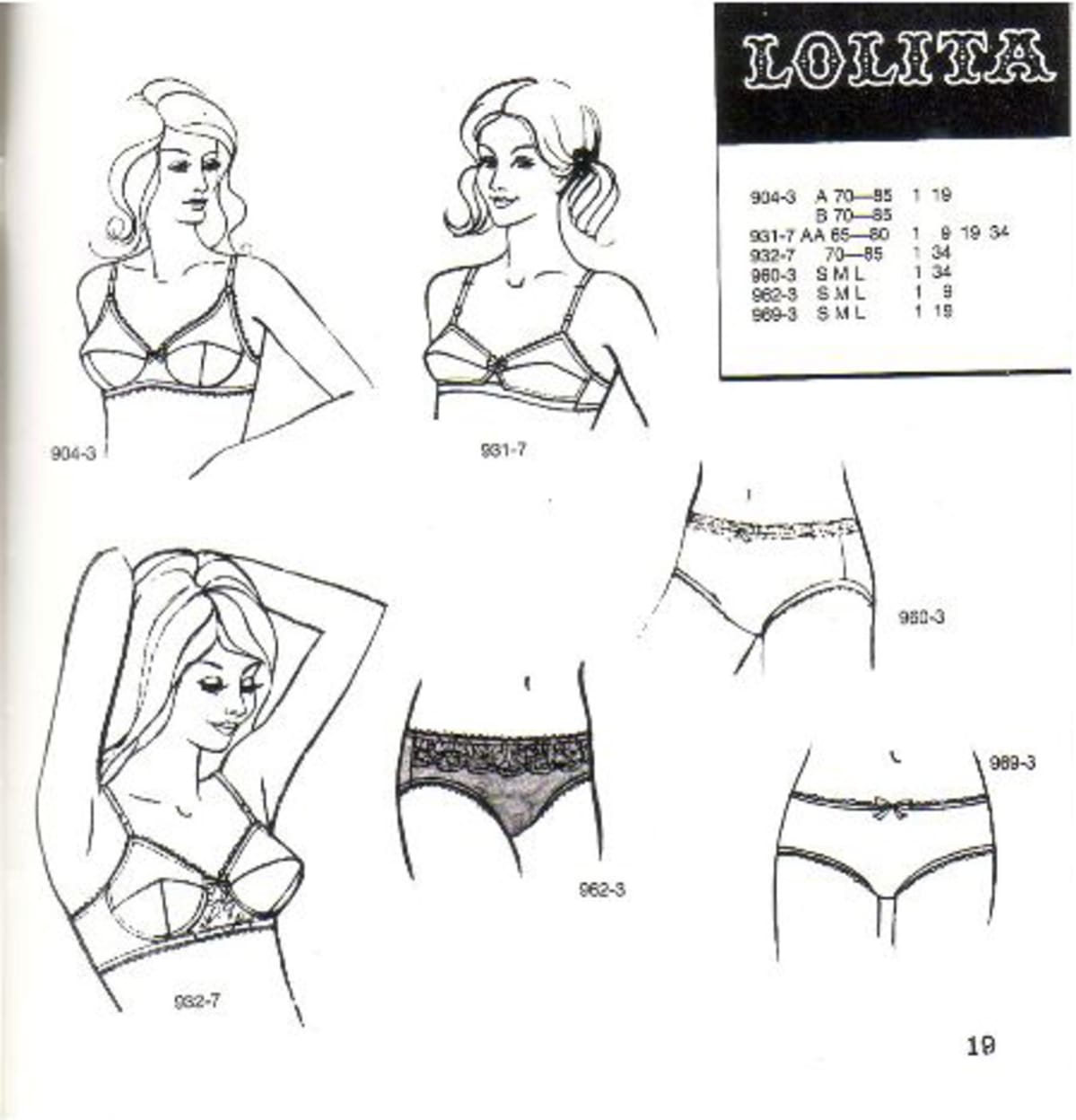 Patrician katalogi vuodelta 1974