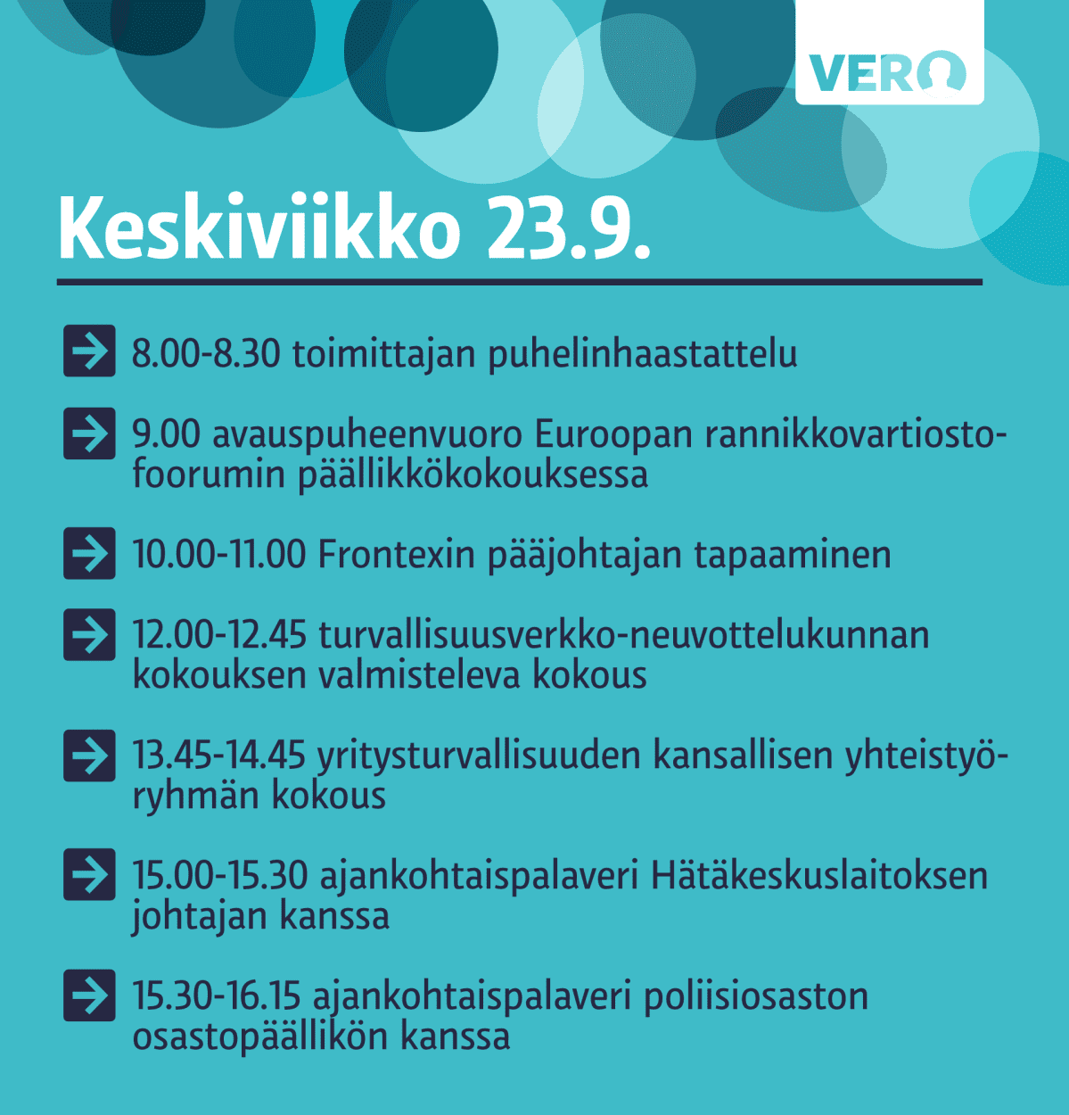 Keskiviikko 23.9.