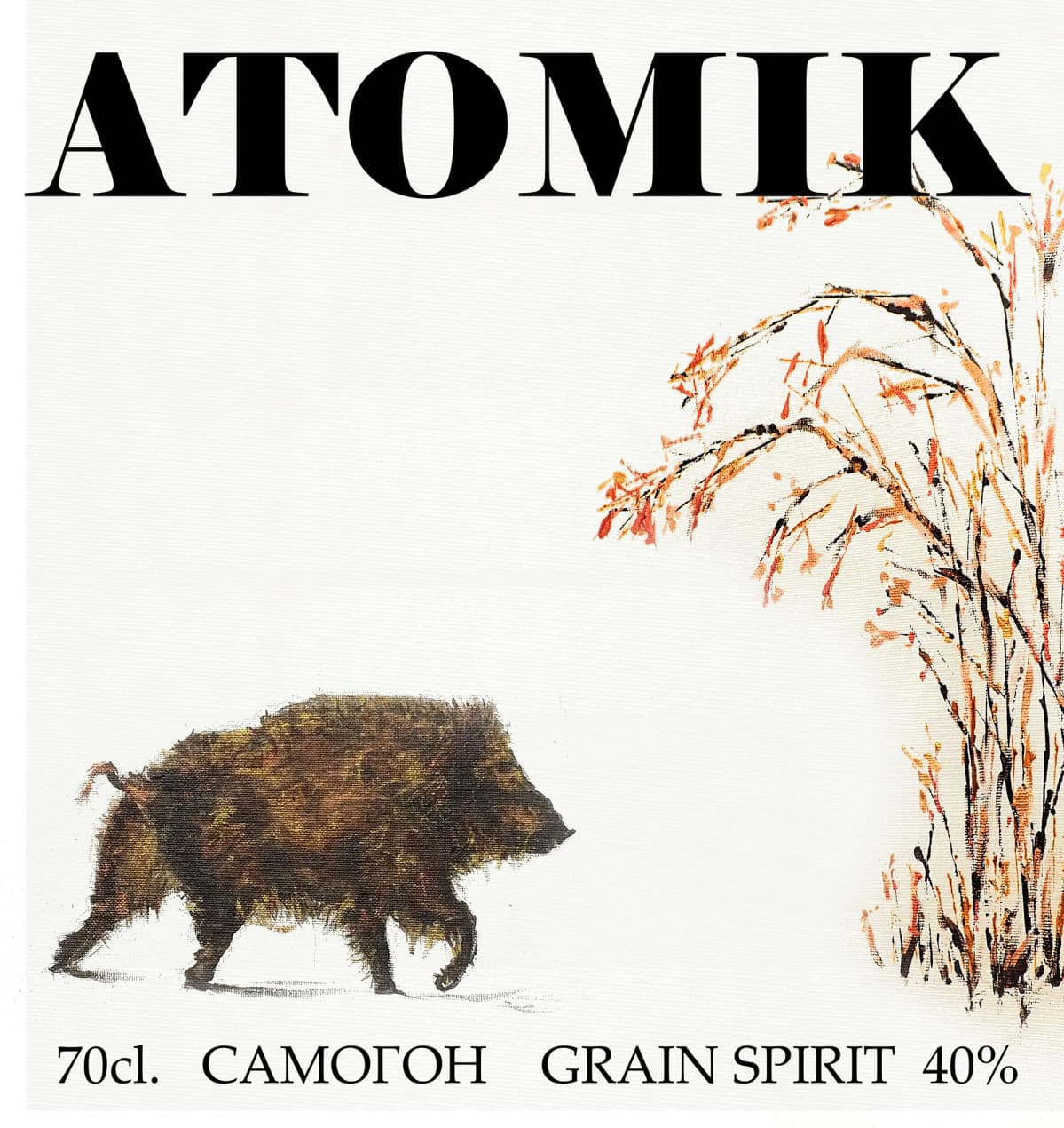 Tshernobyl vodka Atomik.
