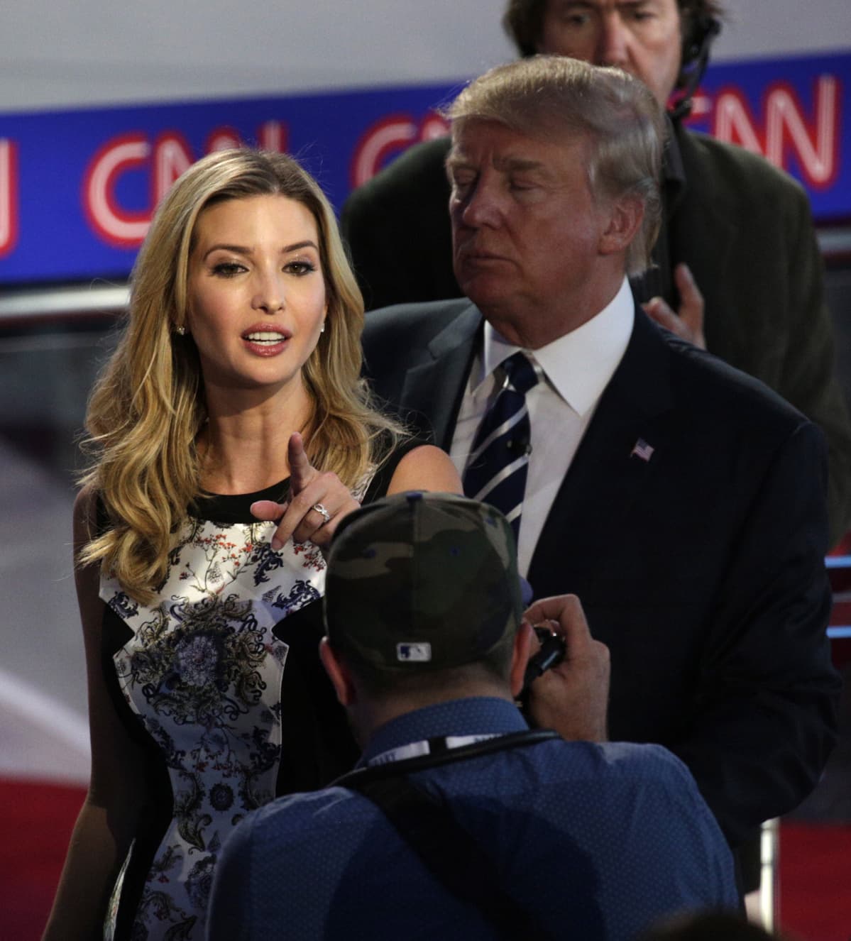Ivanka Trump ja Donald Trump.