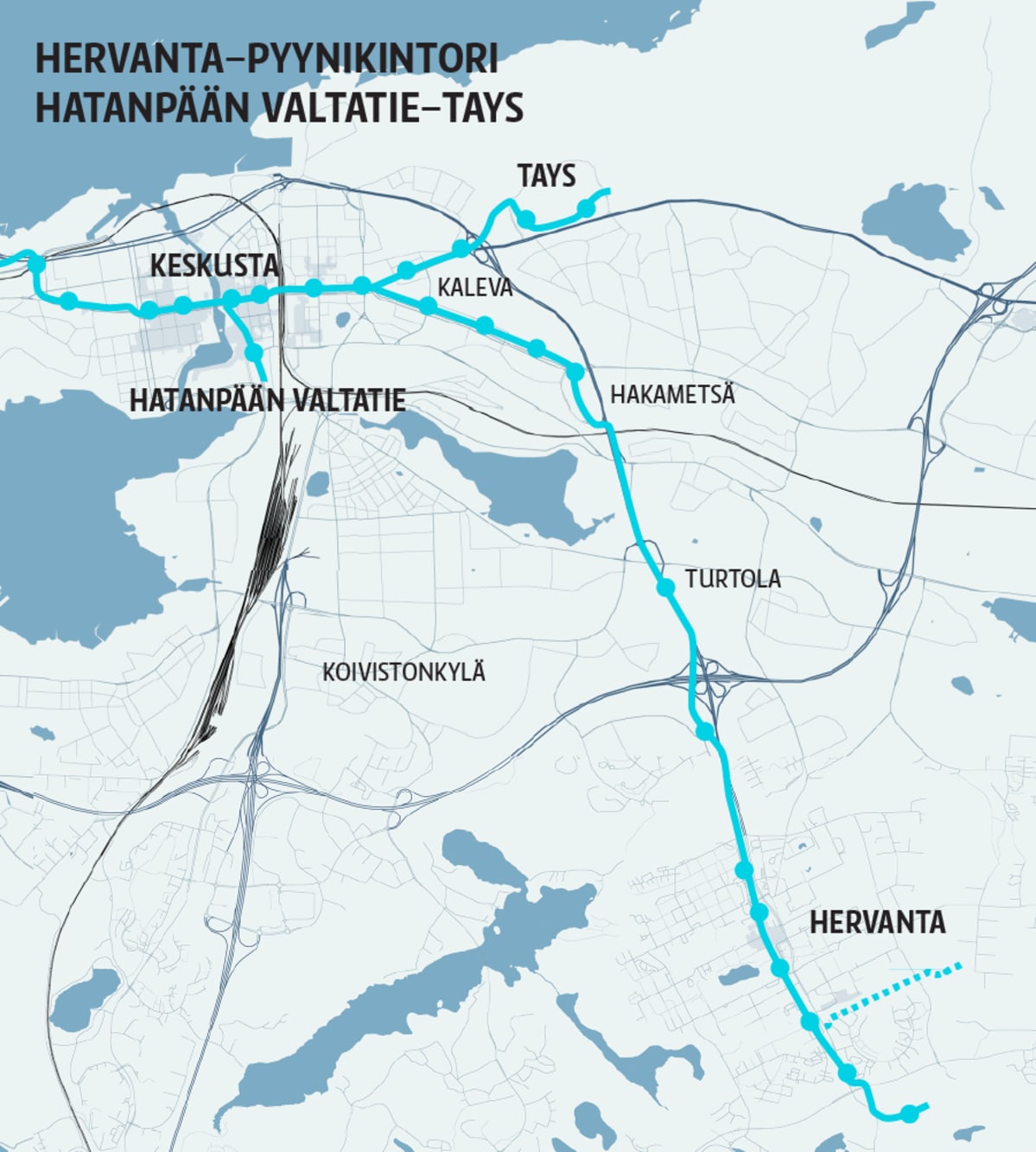 Tampereen raitikan vaihe1