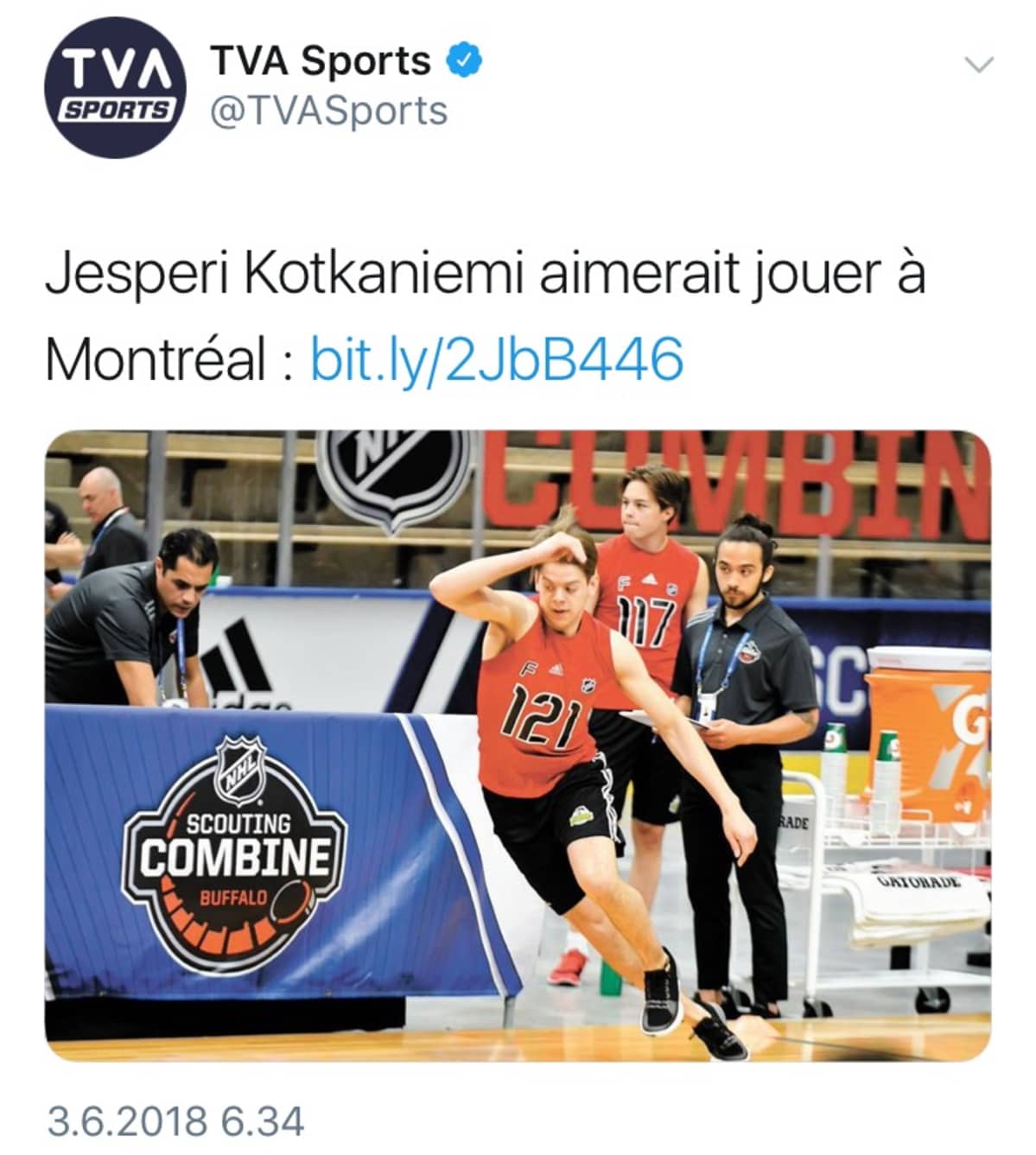 Jesperi Kotkaniemi Twitter
