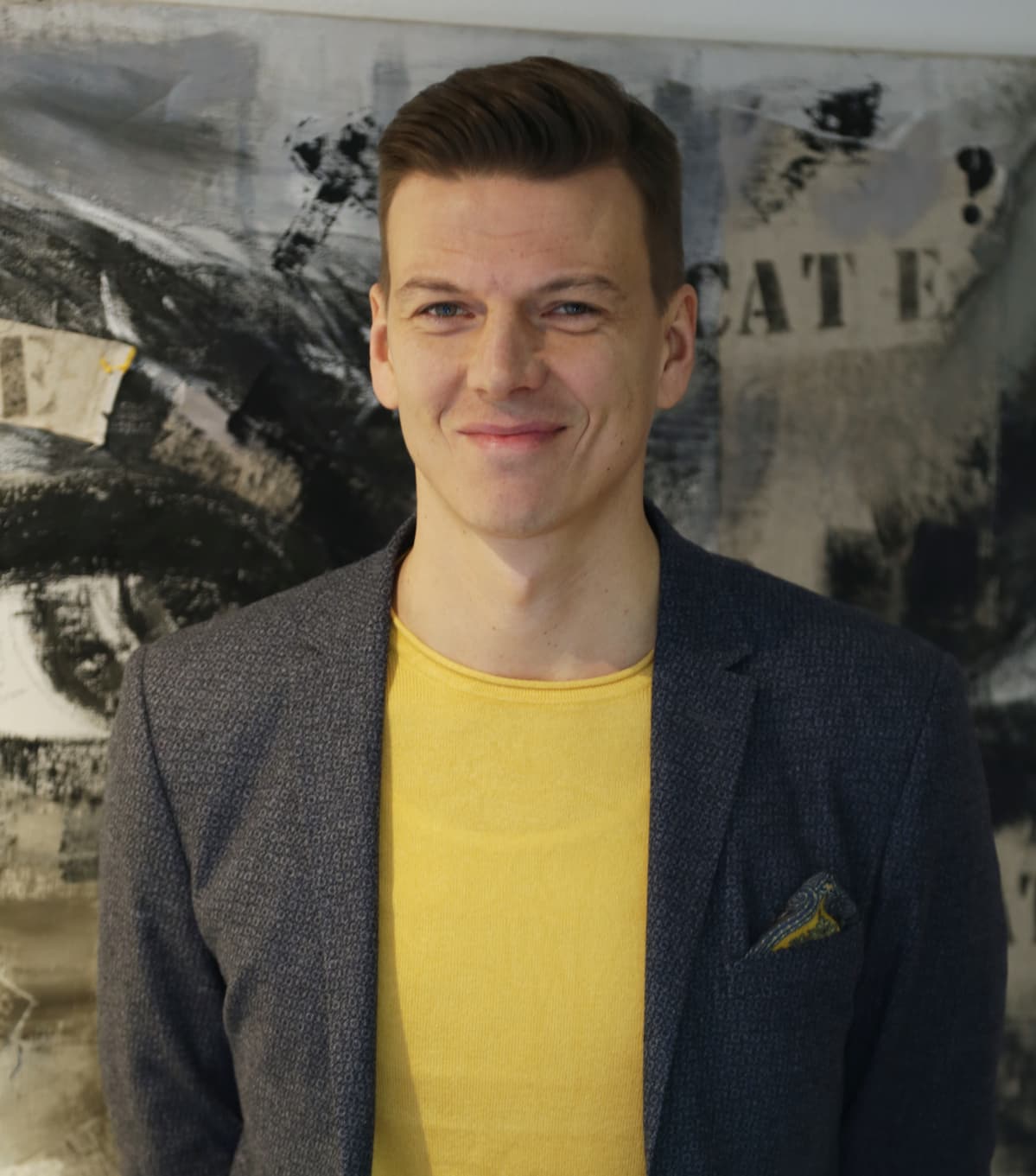 Projektipäällikkö Sami Ylisaari Pink Eminence -yrityksestä.