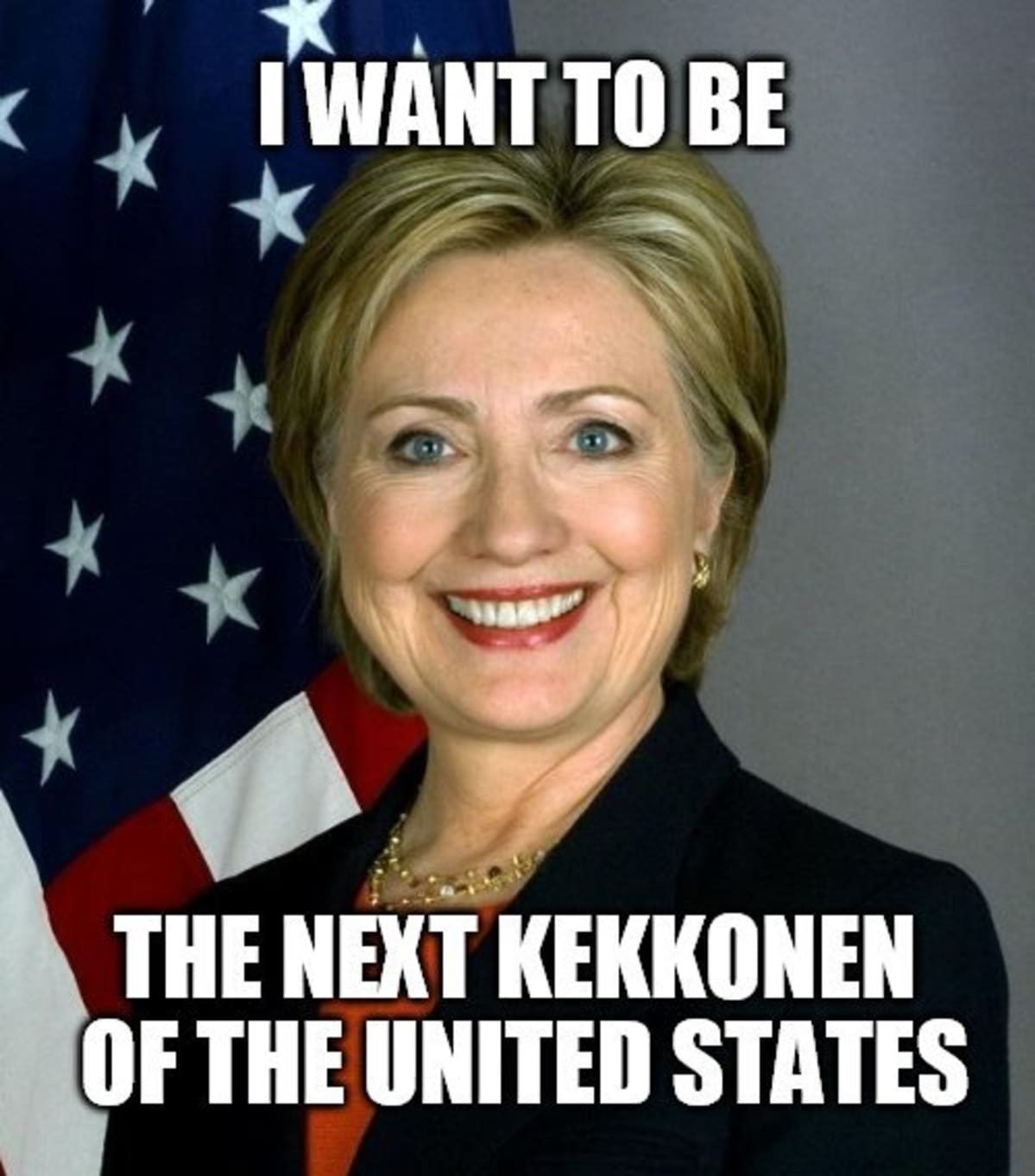 Hillary haluaa olla Yhdysvaltain Kekkonen