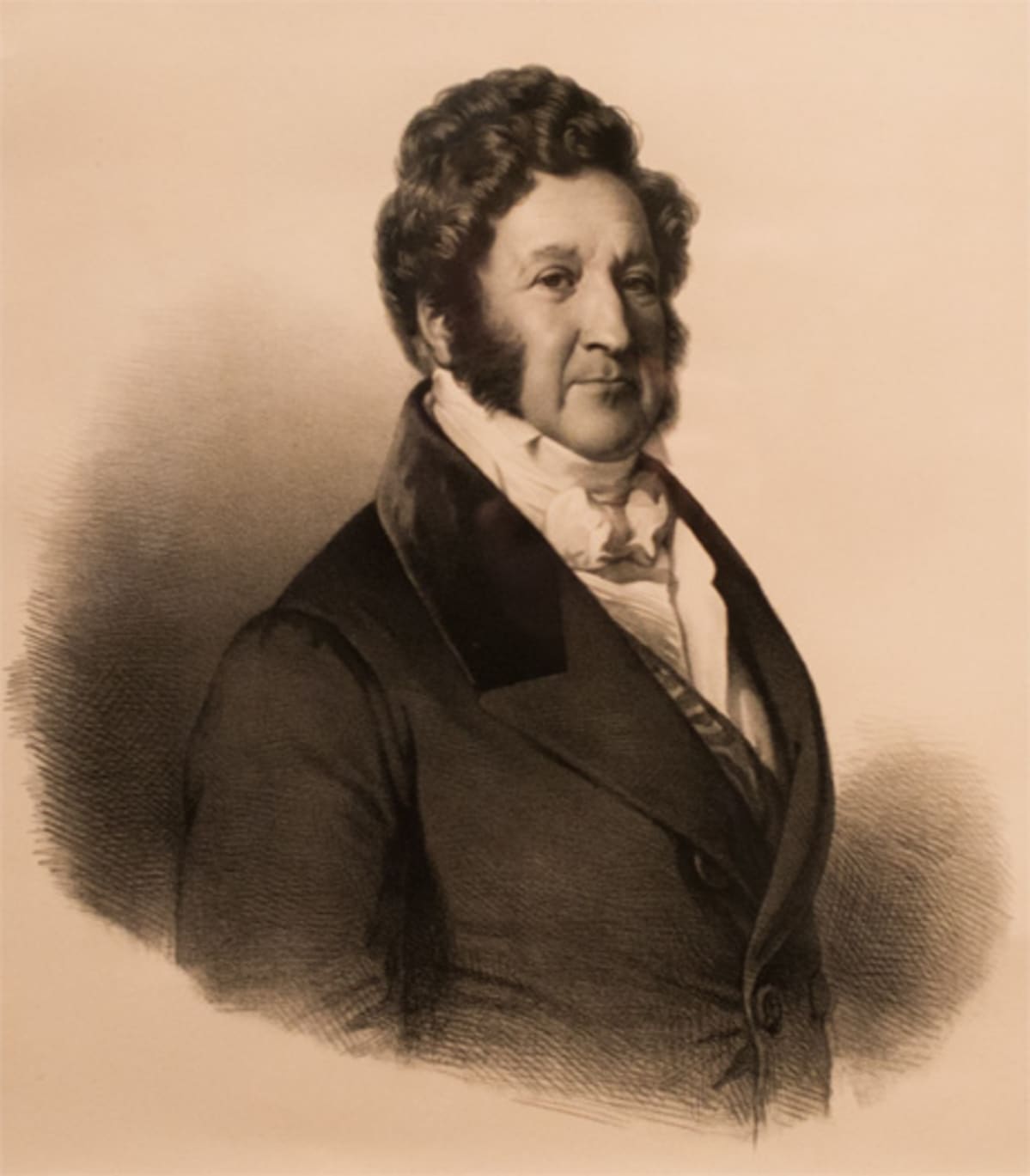 Ranskan viimeinen kuningas Louis Philippe (Ludvig Filip). Kuva yksityiskokoelmassa.
