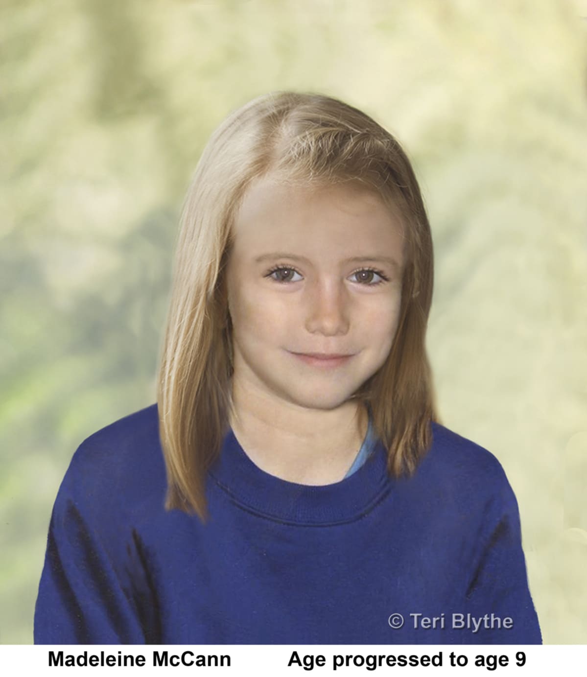 Madeleine McCann miltä hän näyttäisi 9 vuotiaana.